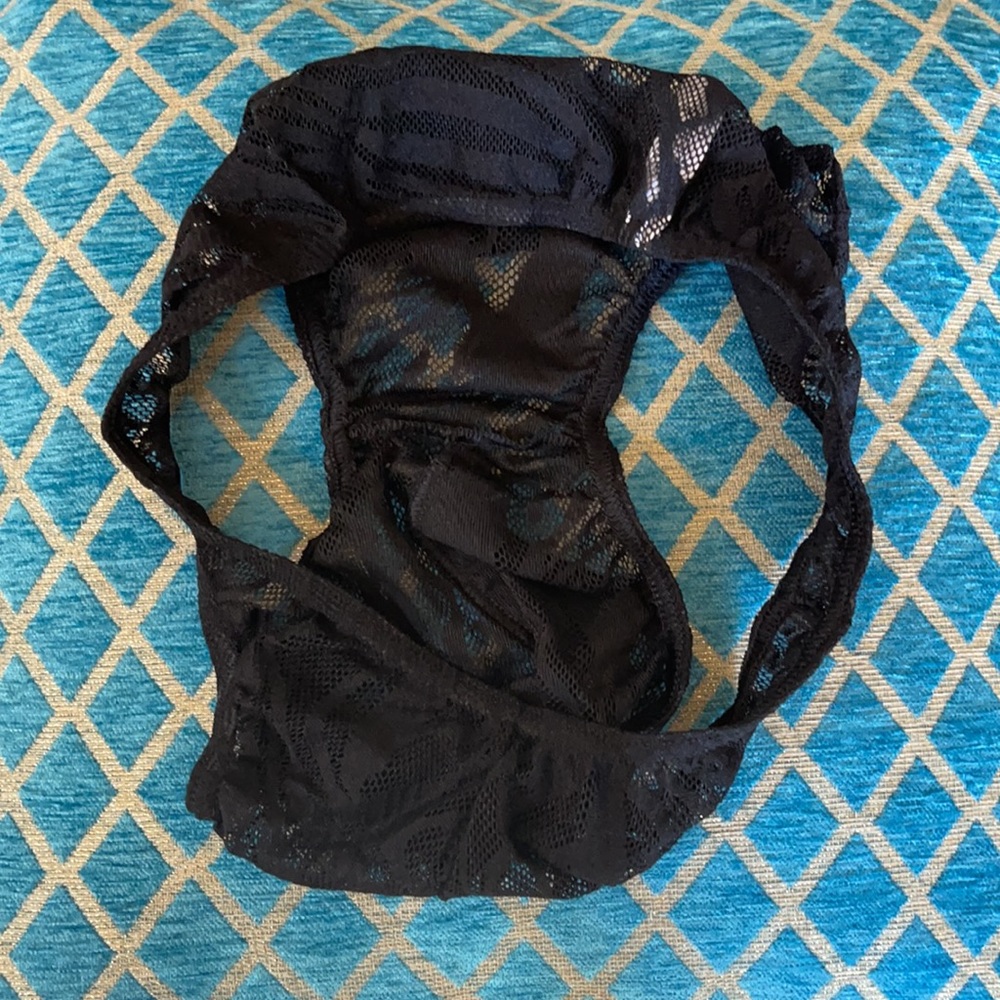 men’s fancy Lace Black Fizzy Brief